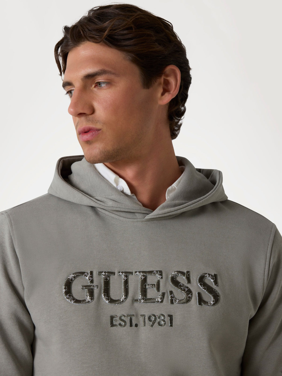 Terry logo hoodie sweatshirt