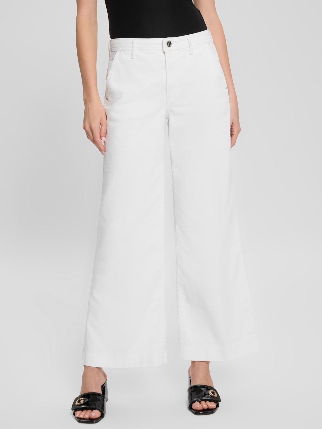 Eco Zoya Cropped Wide Jeans