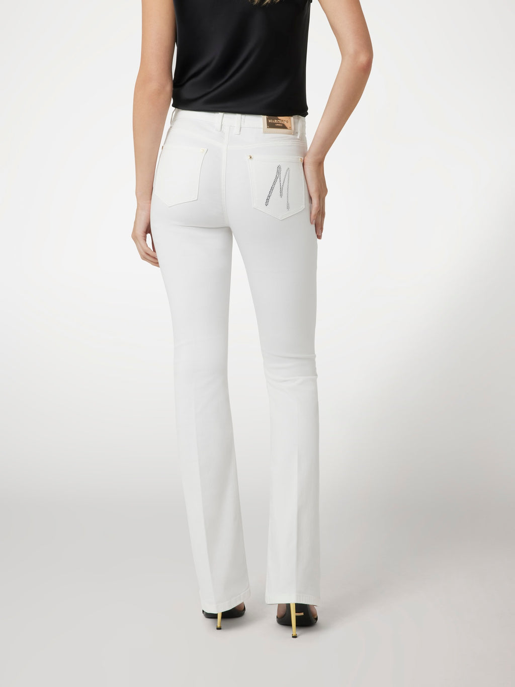 Marciano mid rise flare denim pant