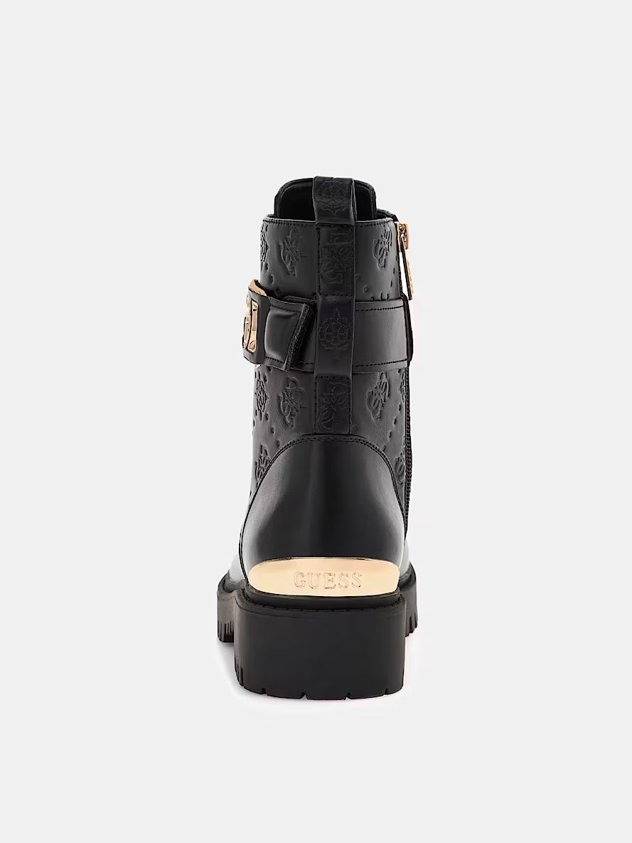 Oranda 4G Peony Logo Combat Boot