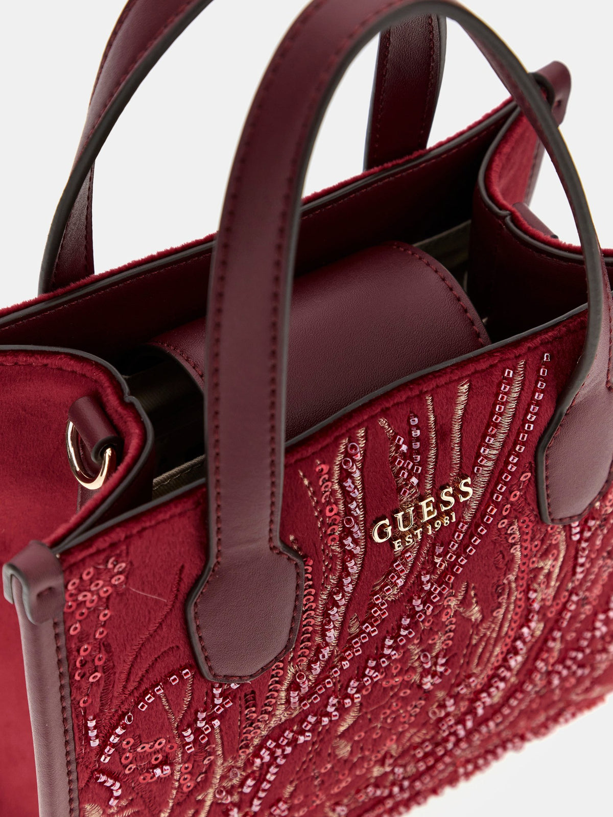Silvana velvet mini handbag