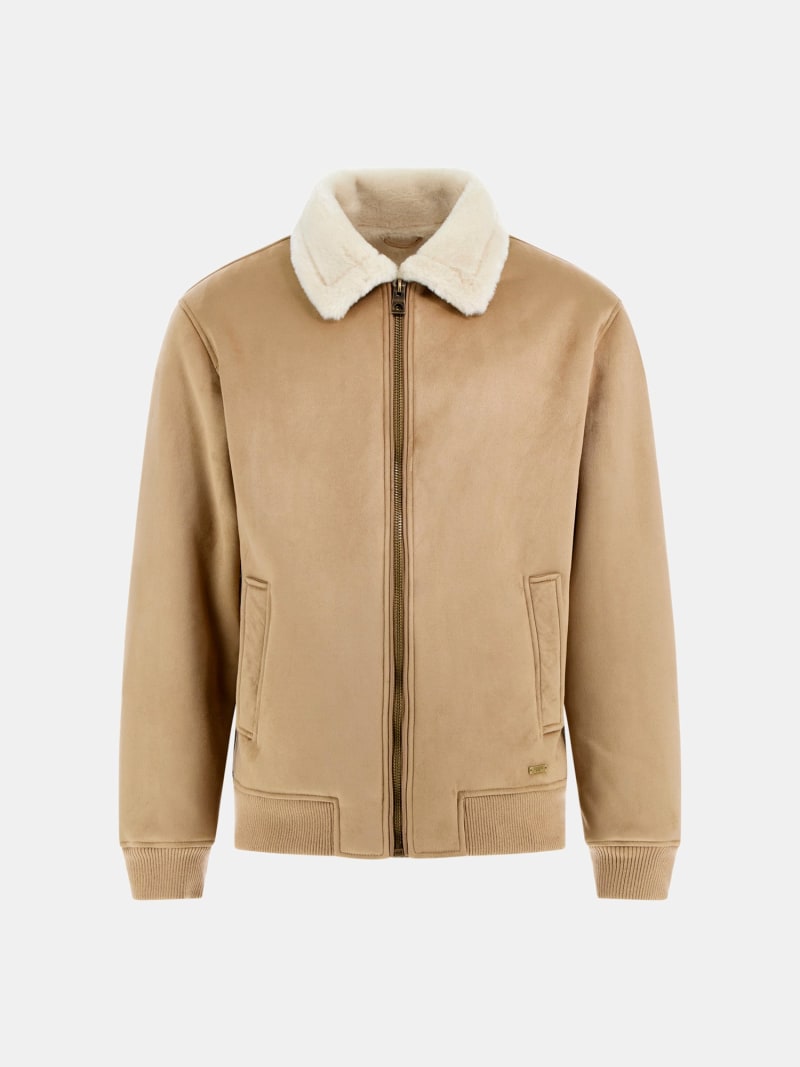 Faux-shearling jacket