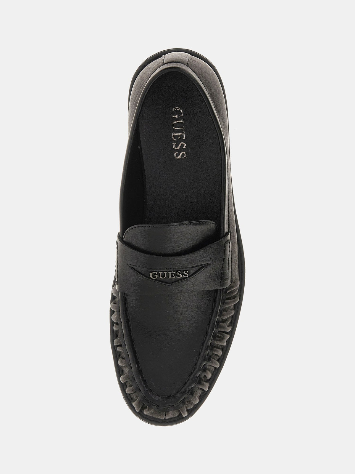 Osaka leather-blend moccasin