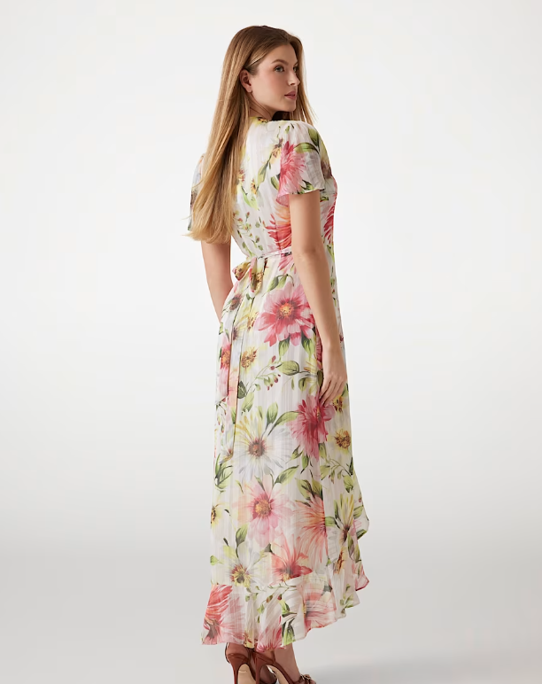 Floral print long dress