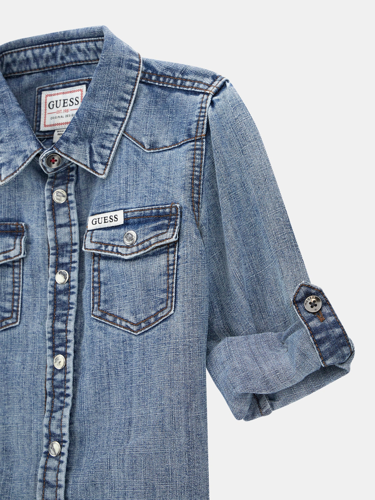 Regular denim shirt