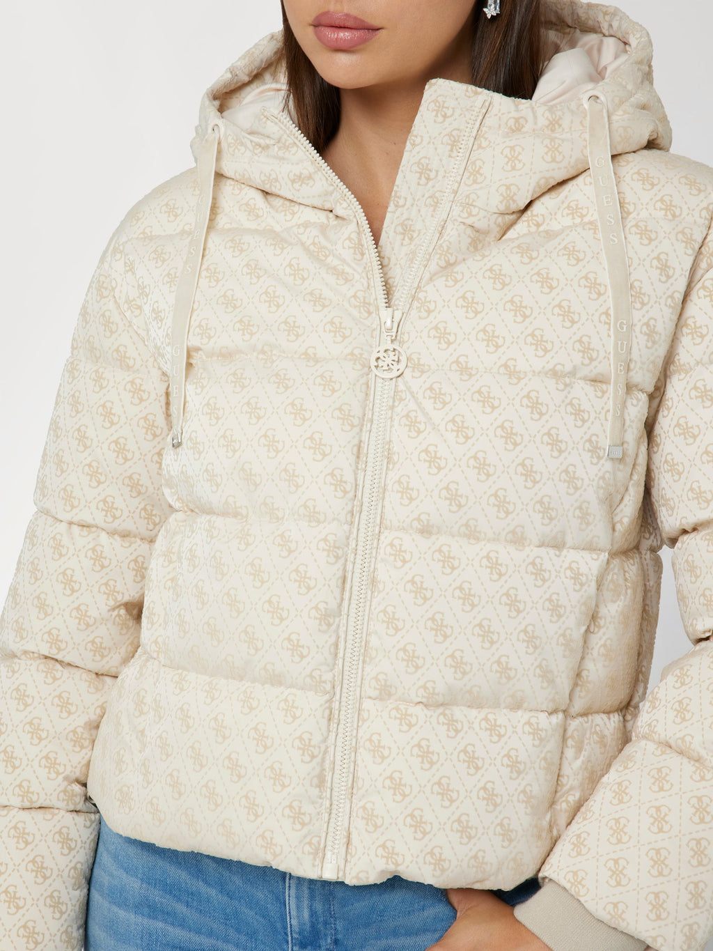 4G logo puffer