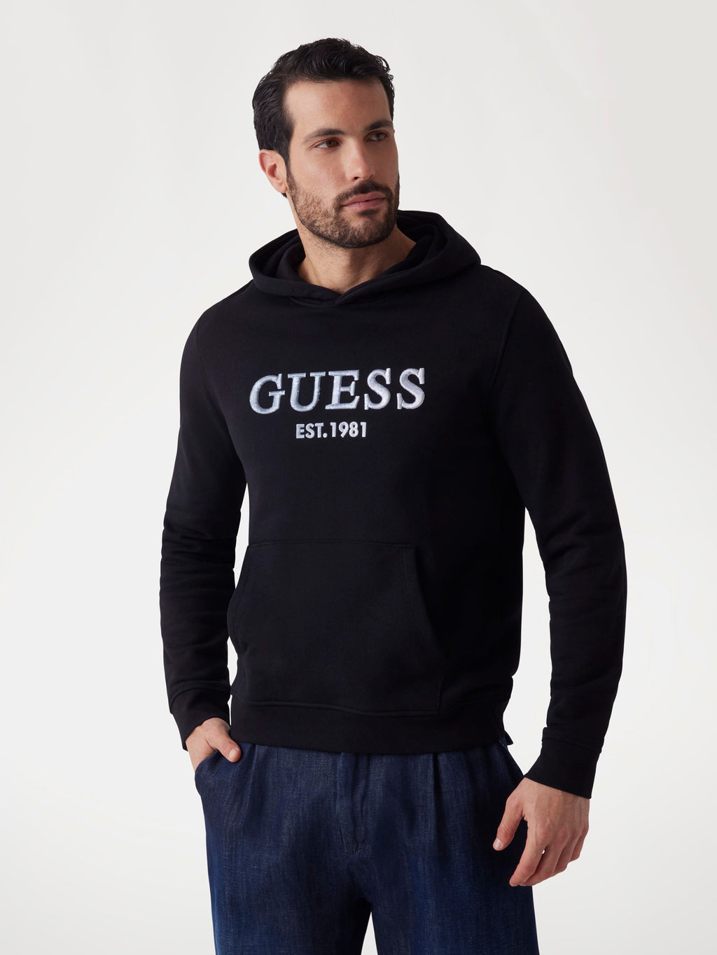 Terry logo hoodie sweatshirt