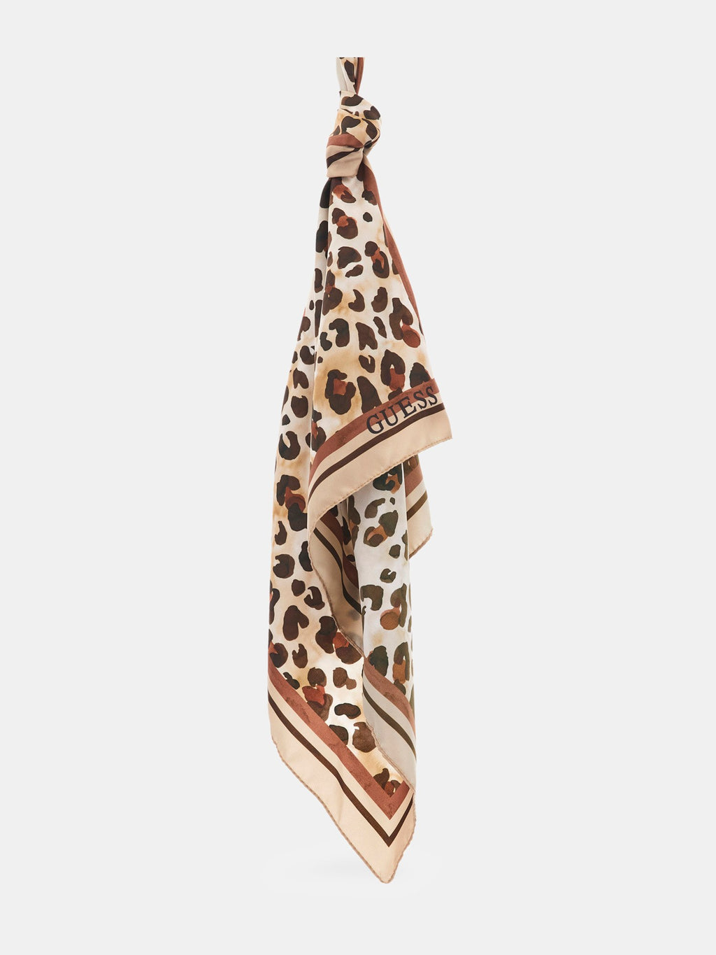 Animalier-print foulard