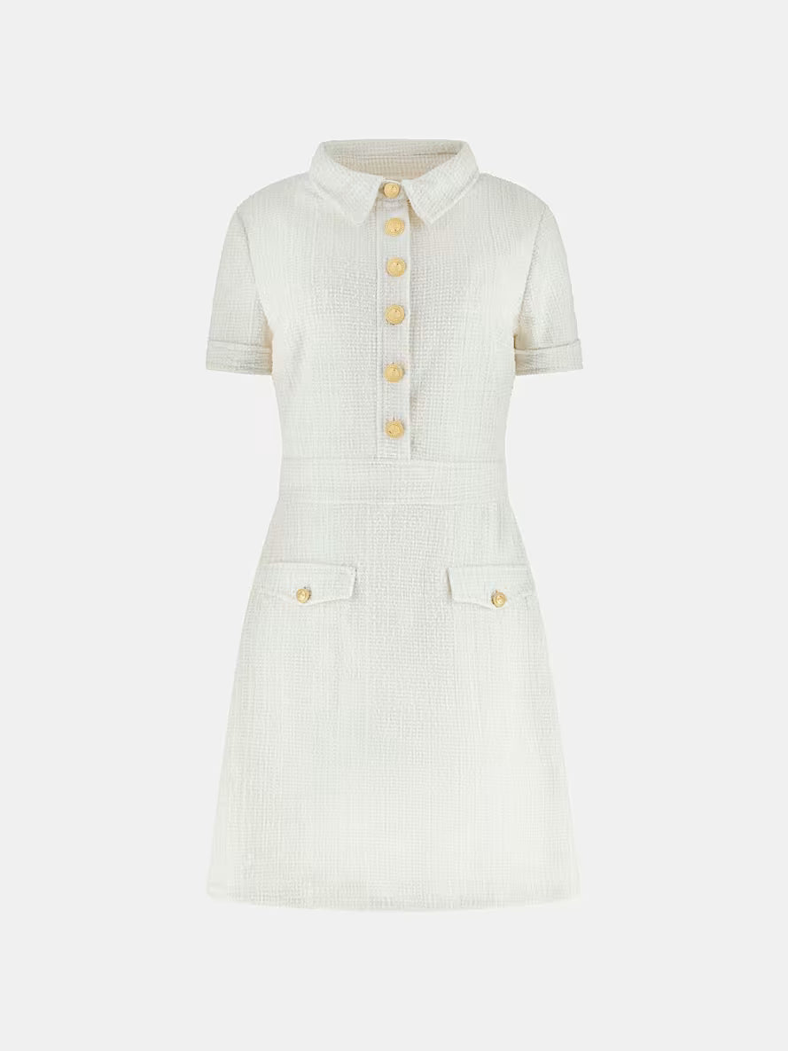 Tweed bodycon mini dress