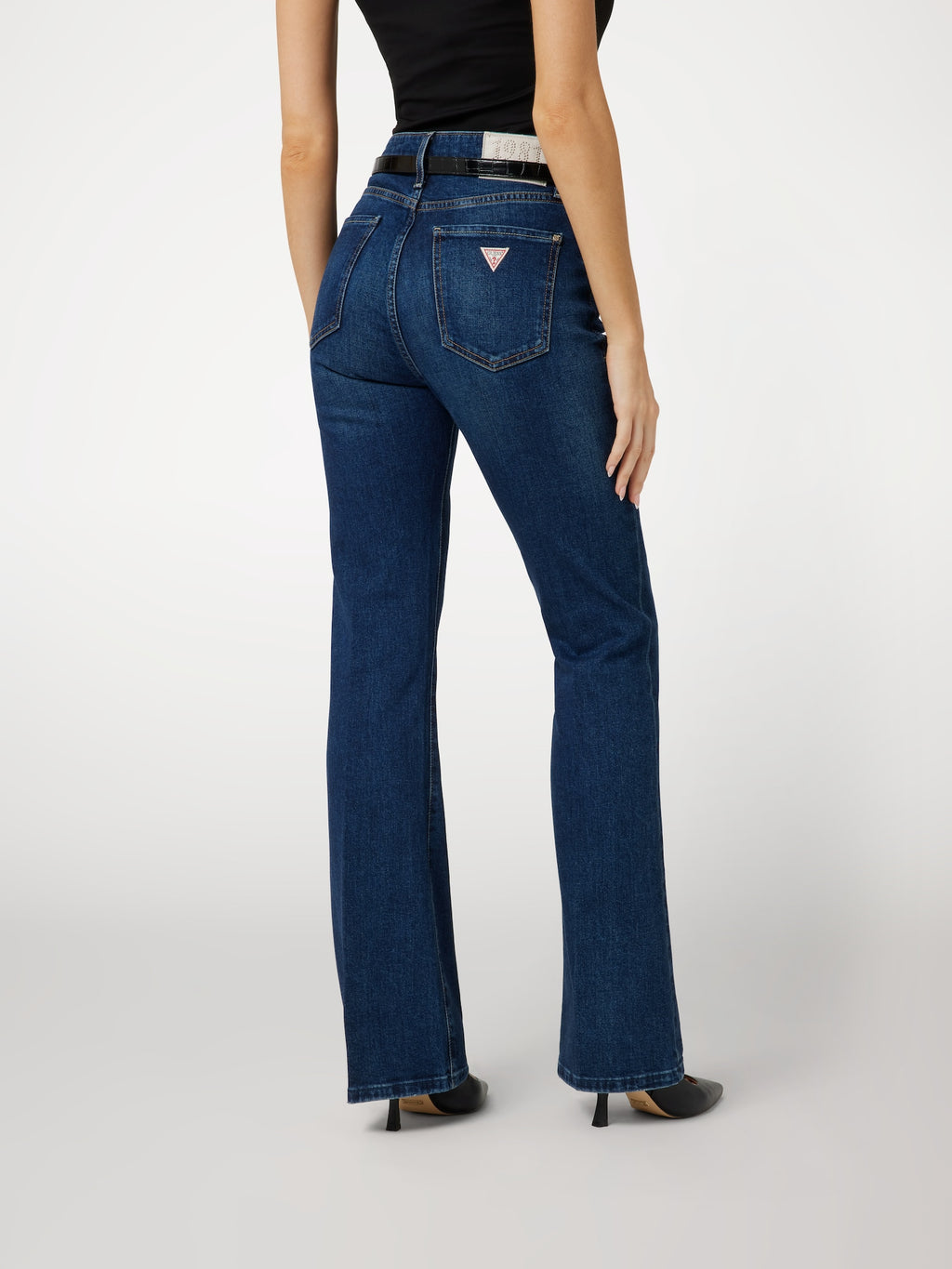 Wool blend Sexy Flare denim pant