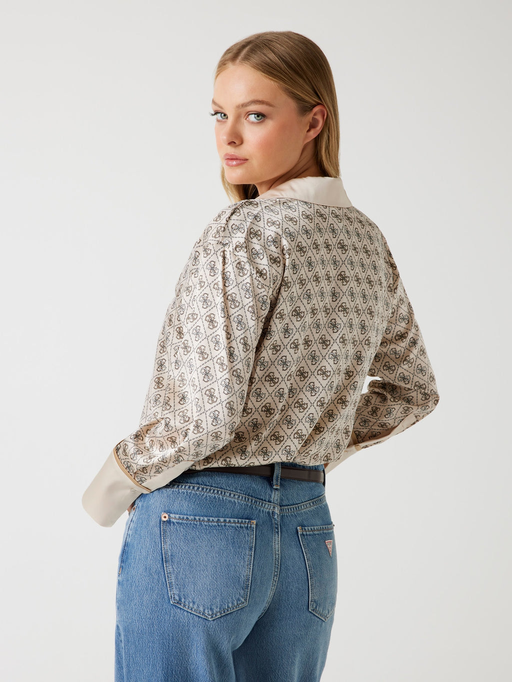 All over logo shirt
