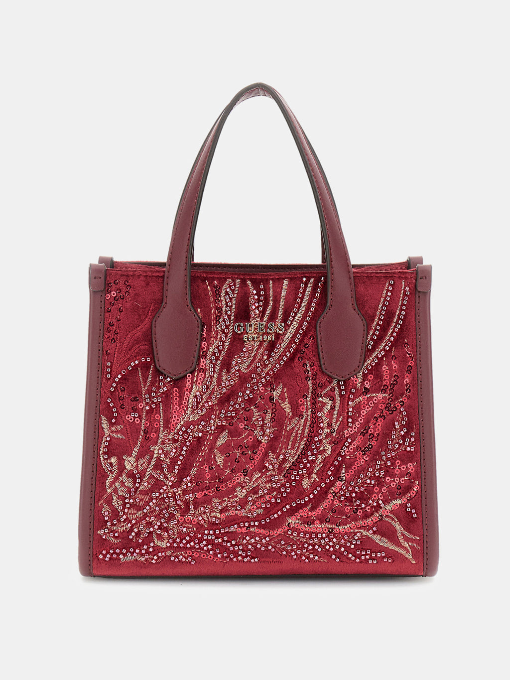 Silvana velvet mini handbag