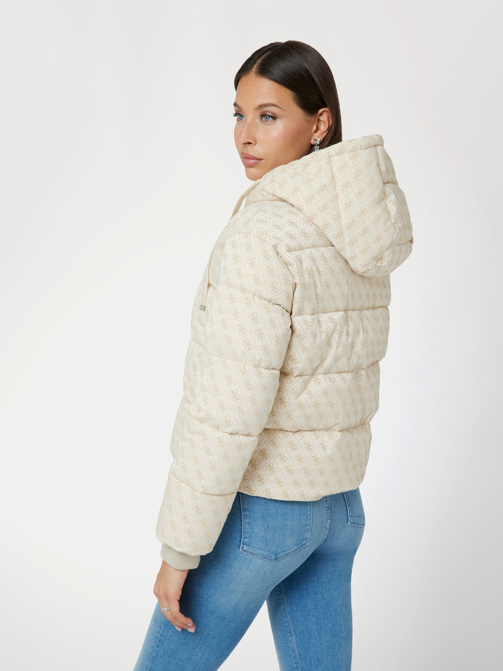 4G logo puffer