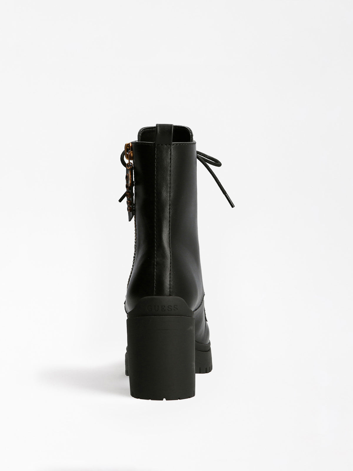 Cabra logo zip combat boot