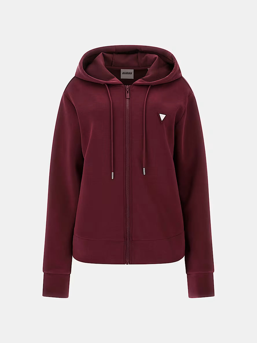Hooded scuba sweatshirt