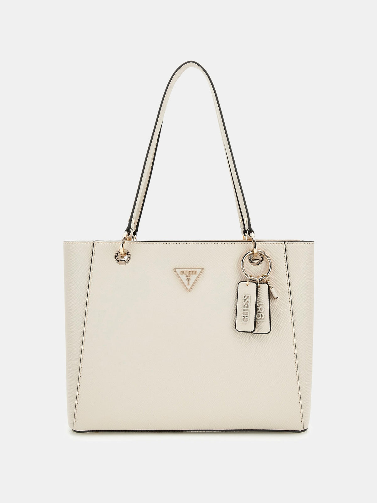 Noelle Saffiano leather shopper