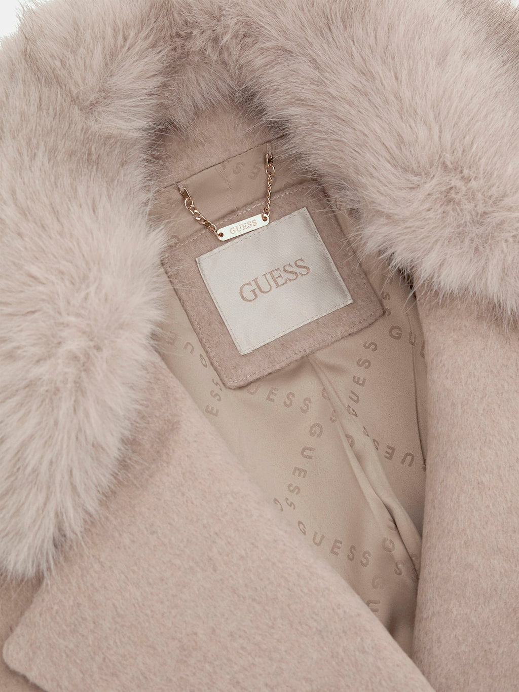 Wool blend coat
