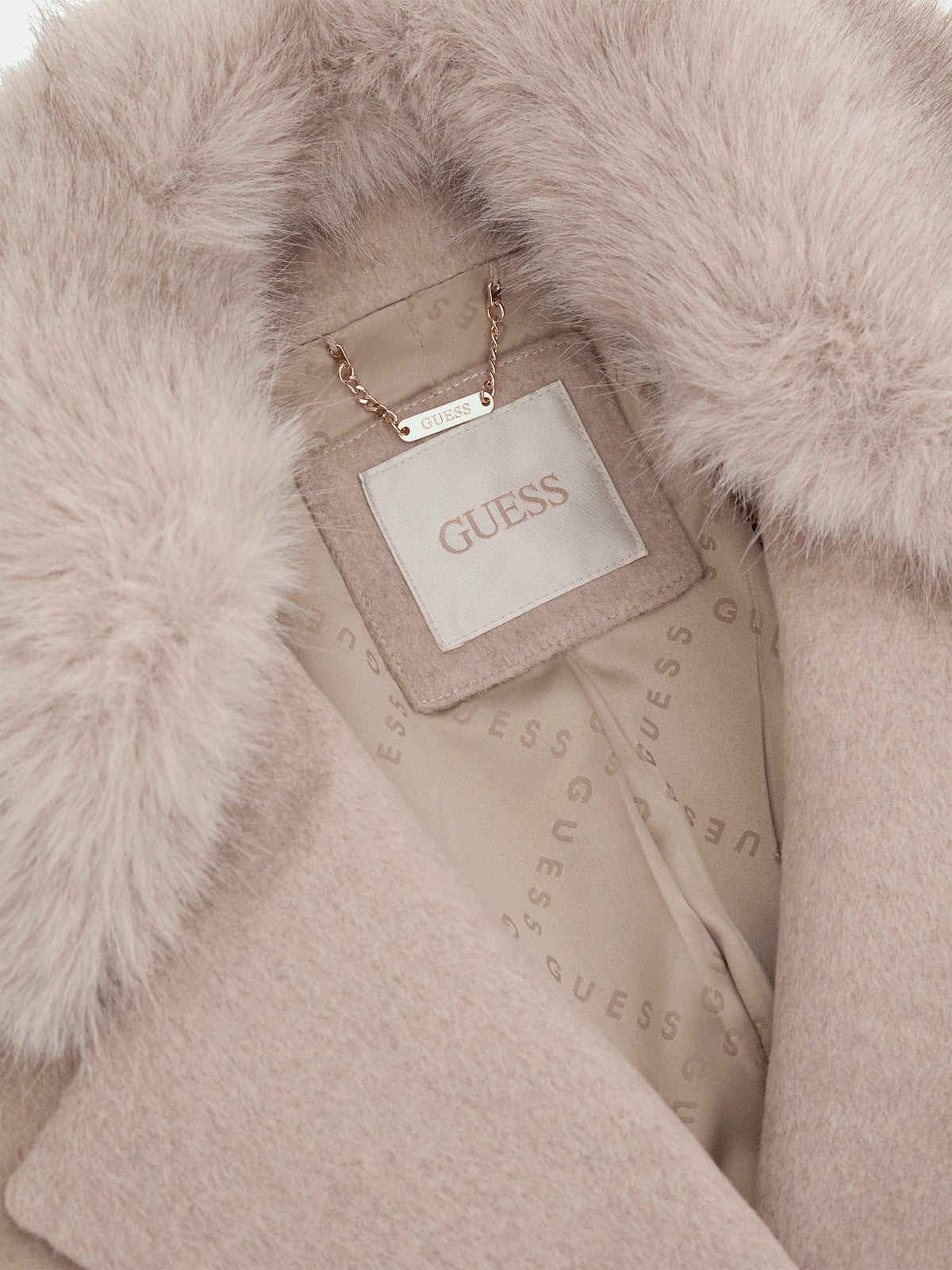 Wool blend coat