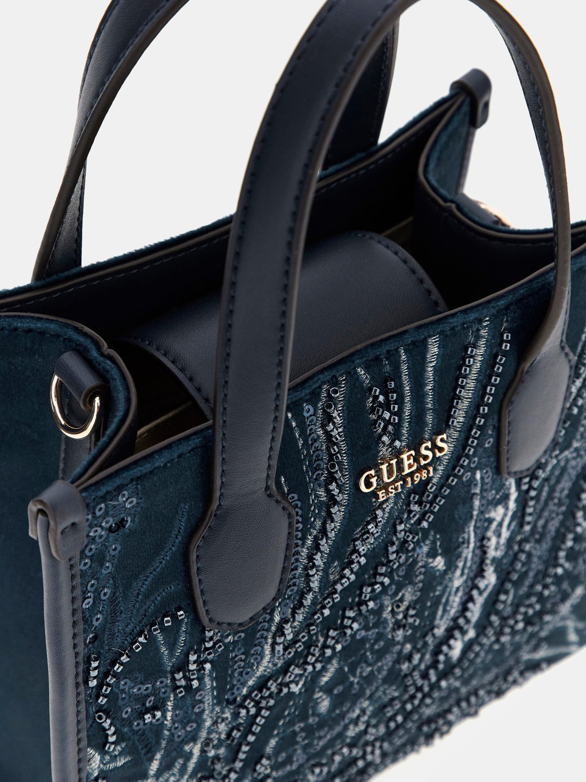 Silvana velvet mini handbag