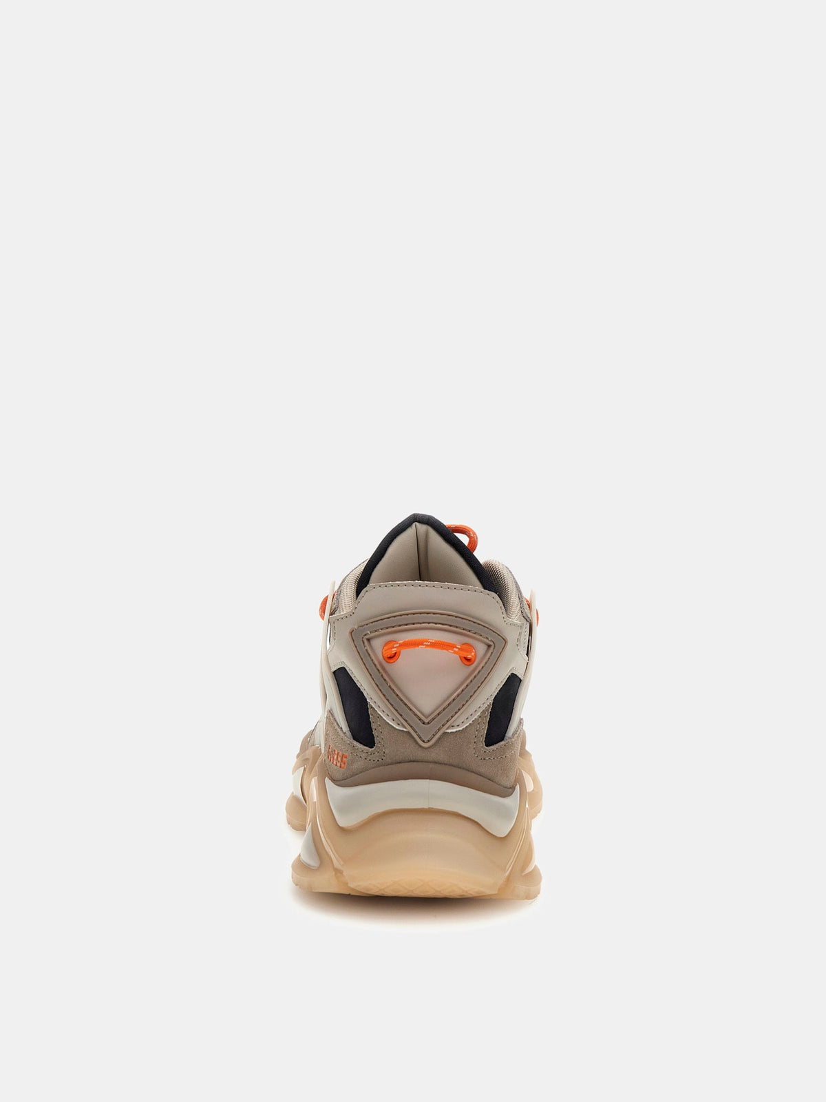 Belluno leather-blend running shoe
