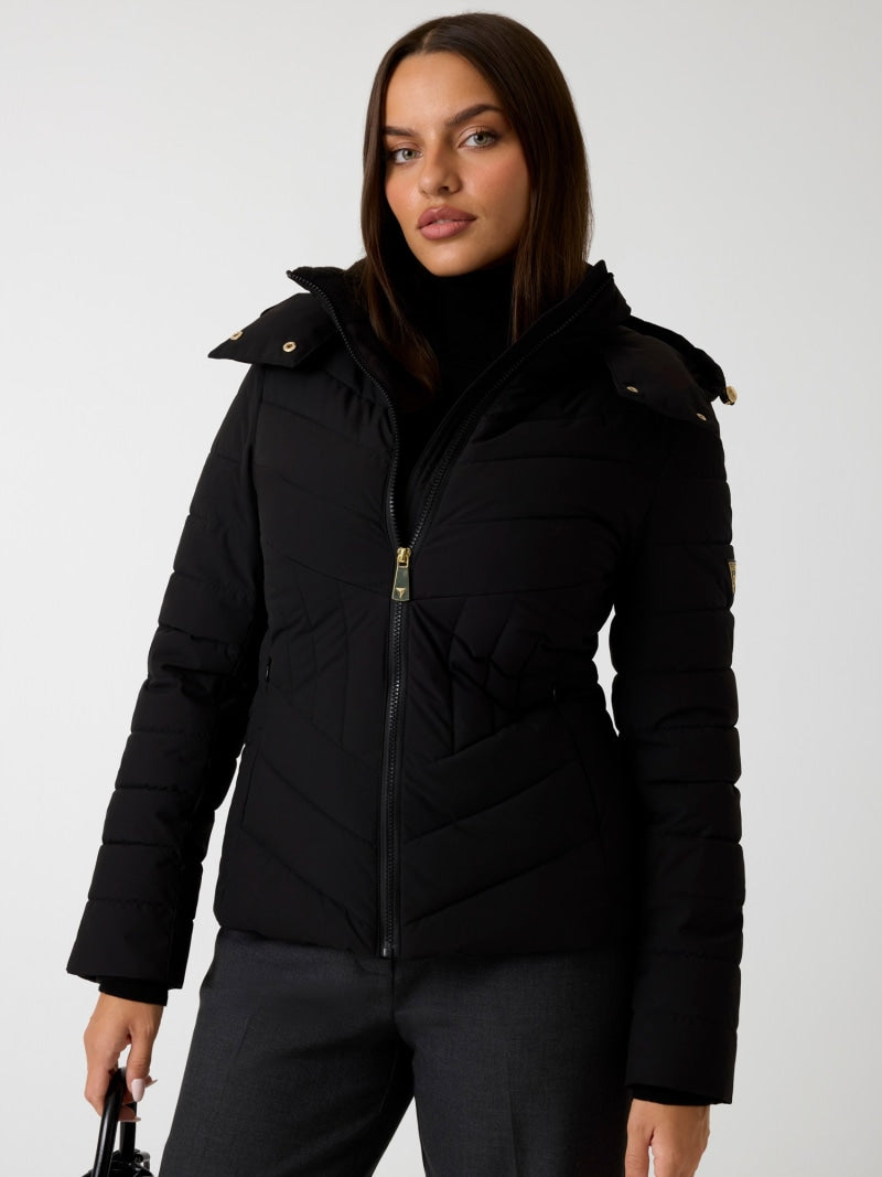 Hooded puffer jacket