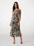 Satin midi dress