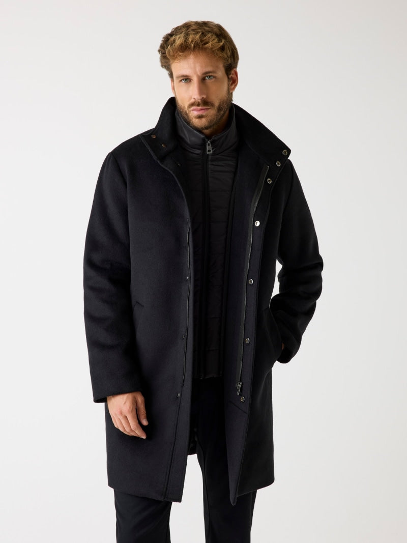Wool blend coat