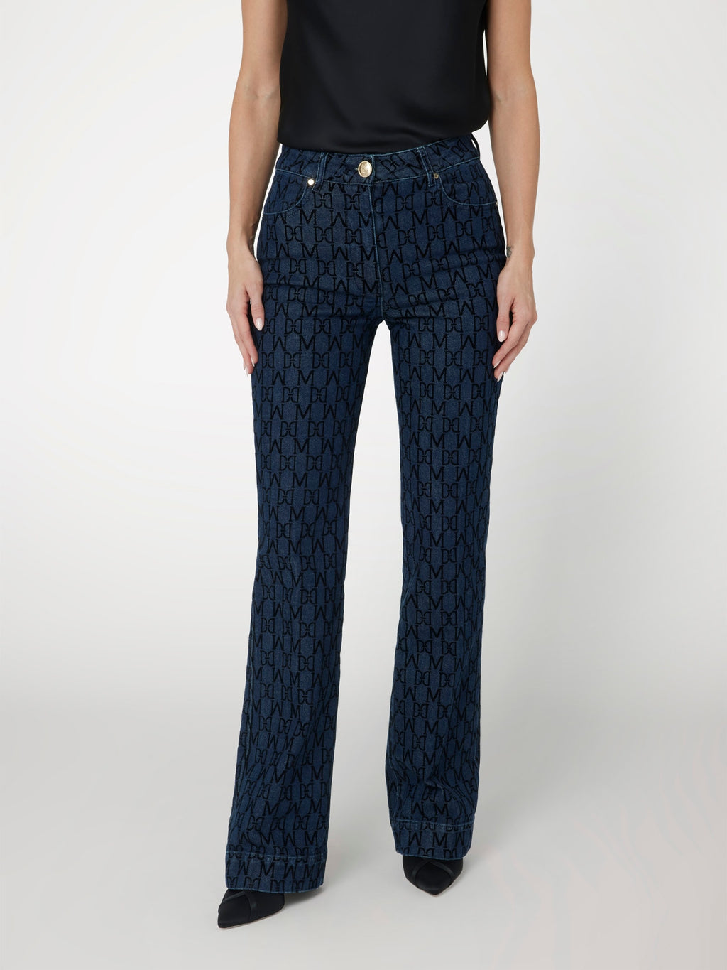 Marciano monogram denim pant