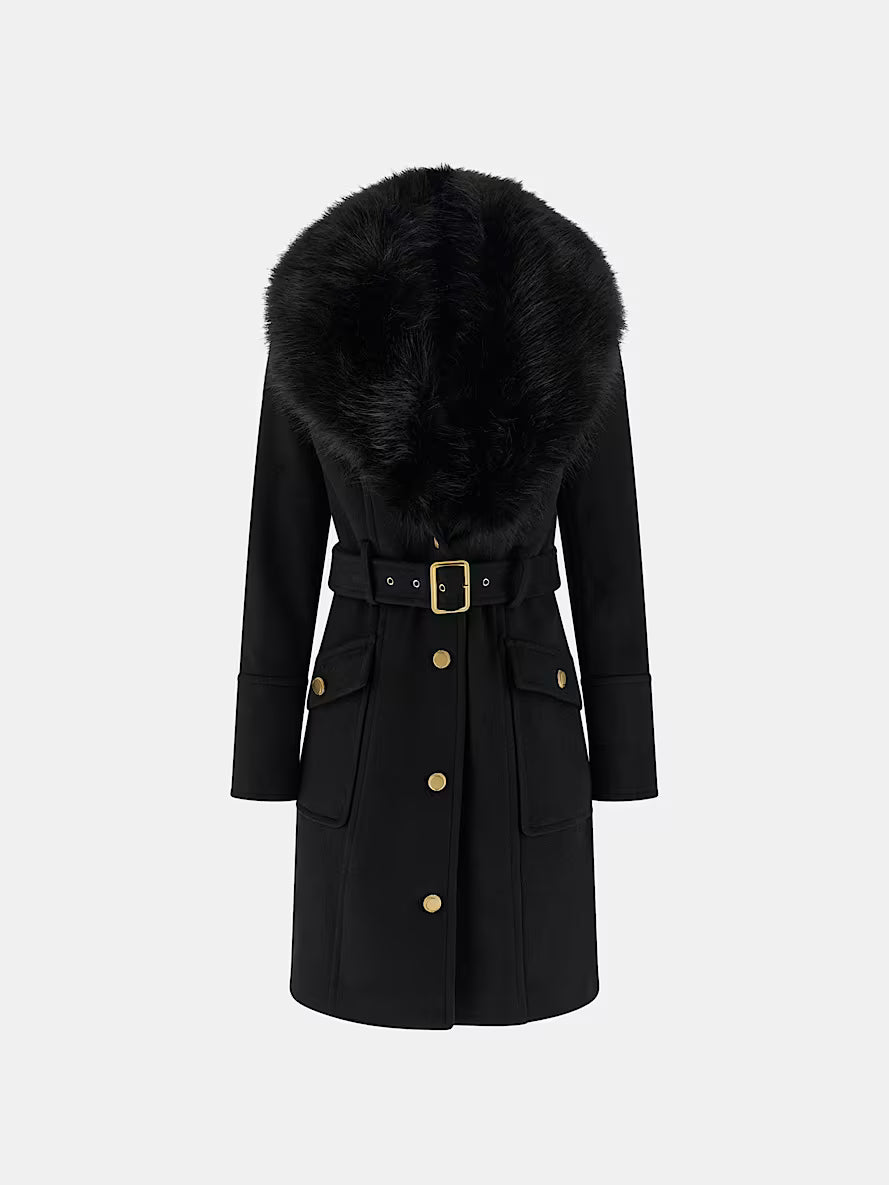 Marciano wool-blend midi coat