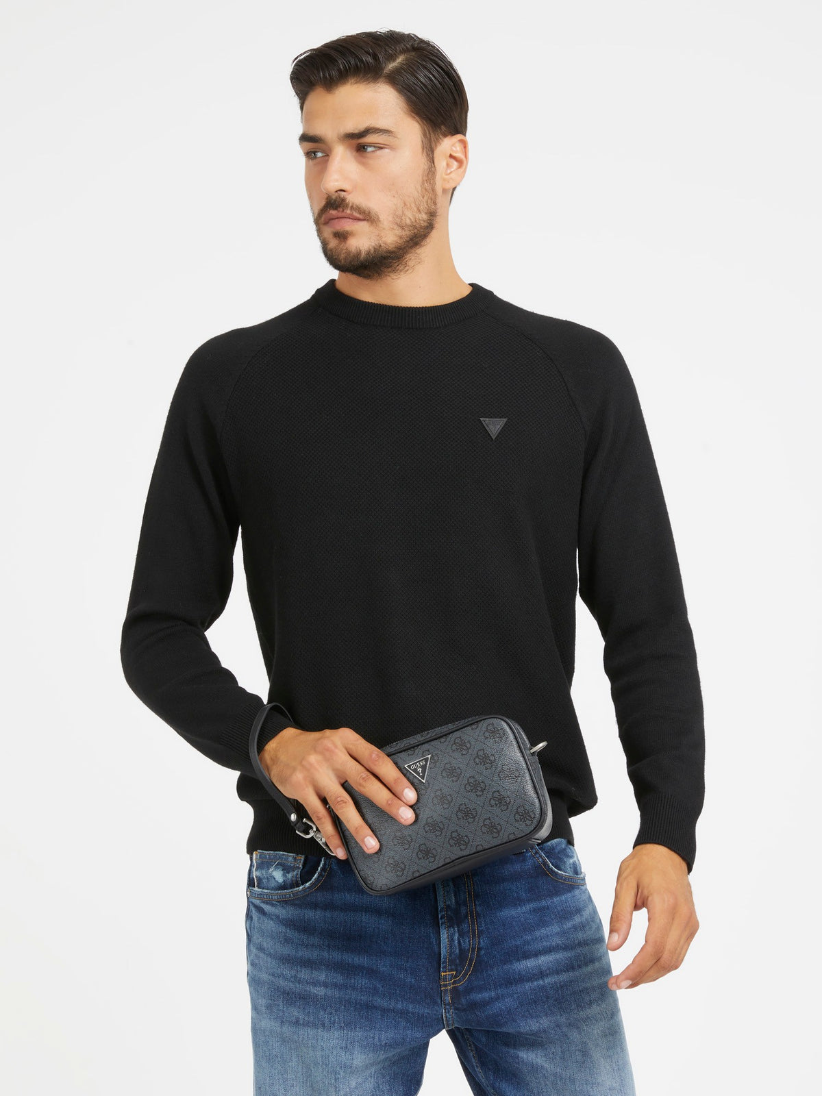 Vezzola smart 4g logo mini crossbody bag
