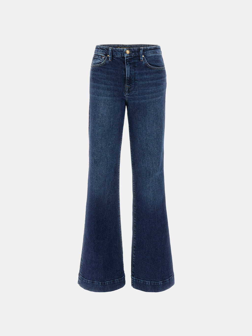 High rise flare denim pant