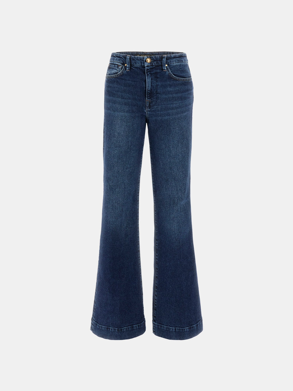 High rise flare denim pant