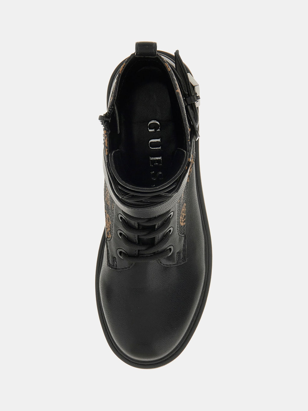 Olsy 4g peony logo combat boot