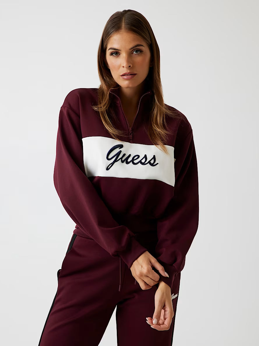 Logo half-zip sweatshirt