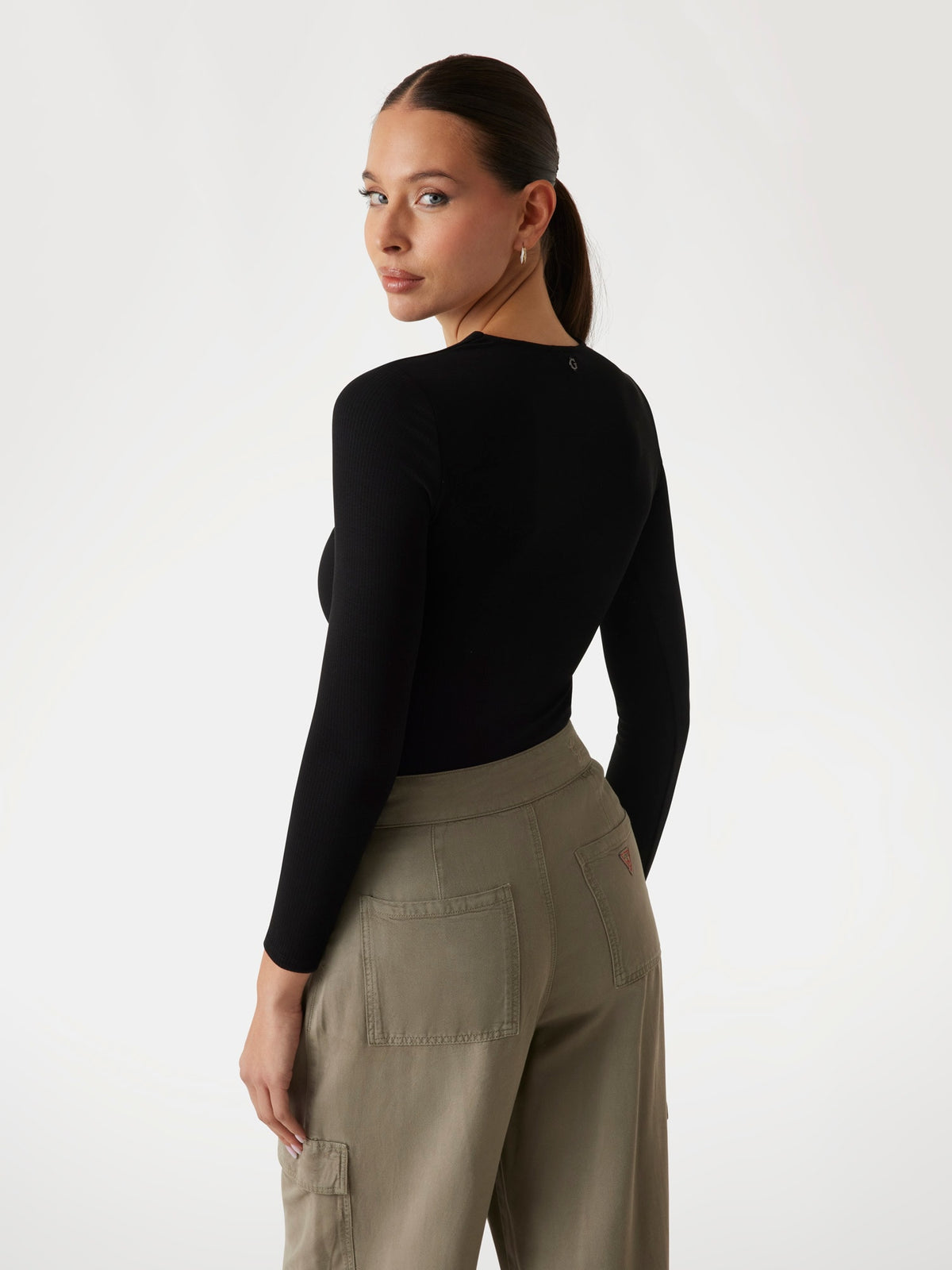 Cut-out stretch top