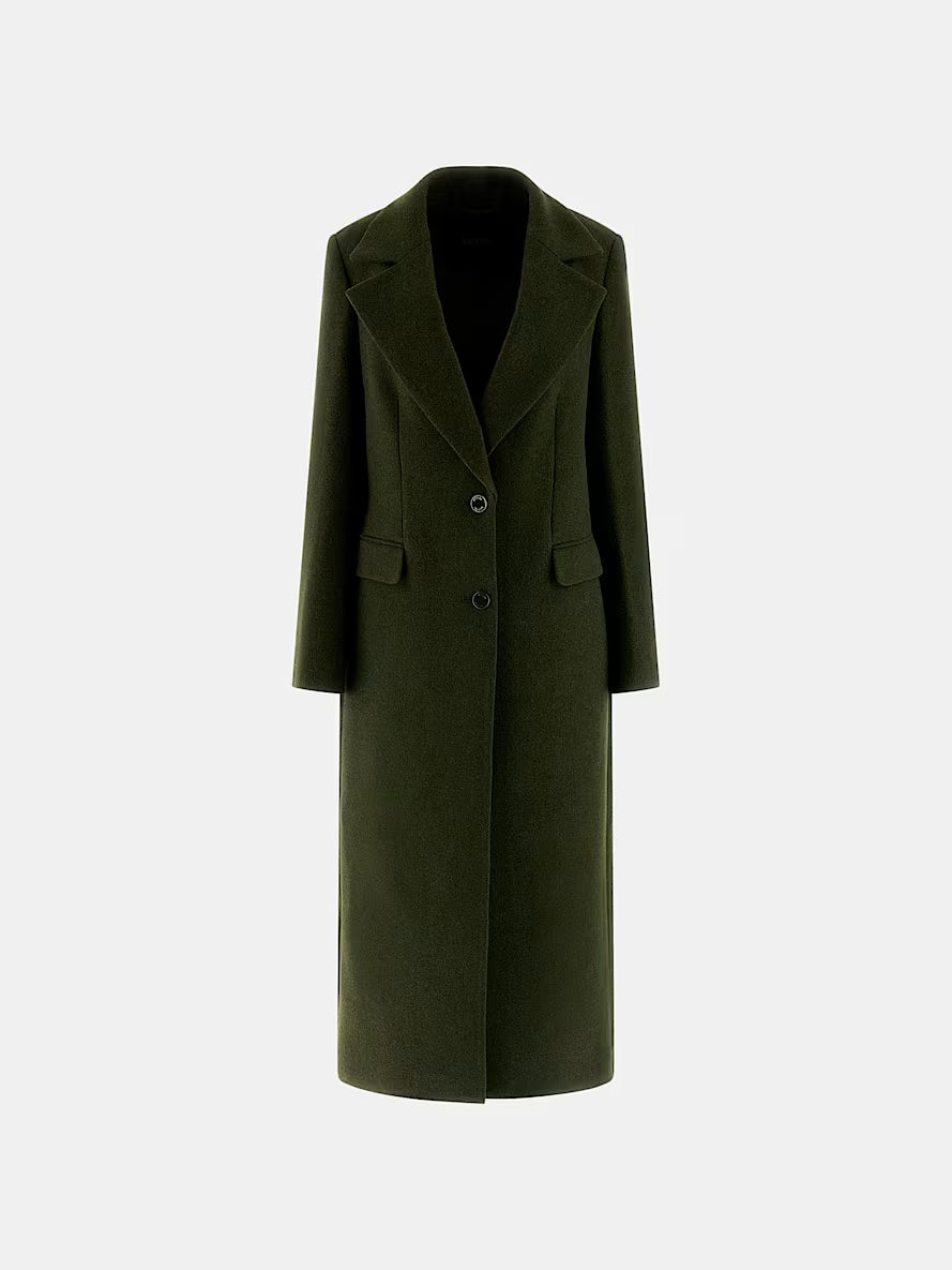 Wool-blend coat