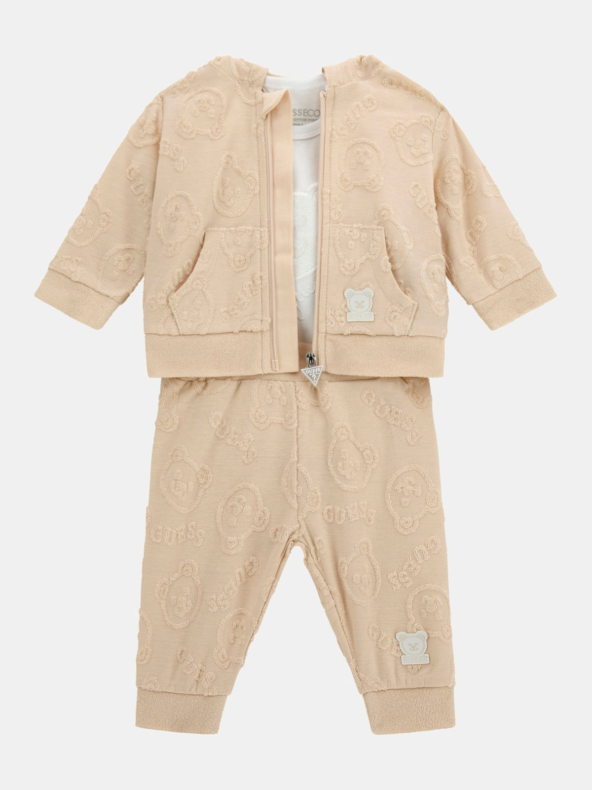 Sweatshirt, body and pants set