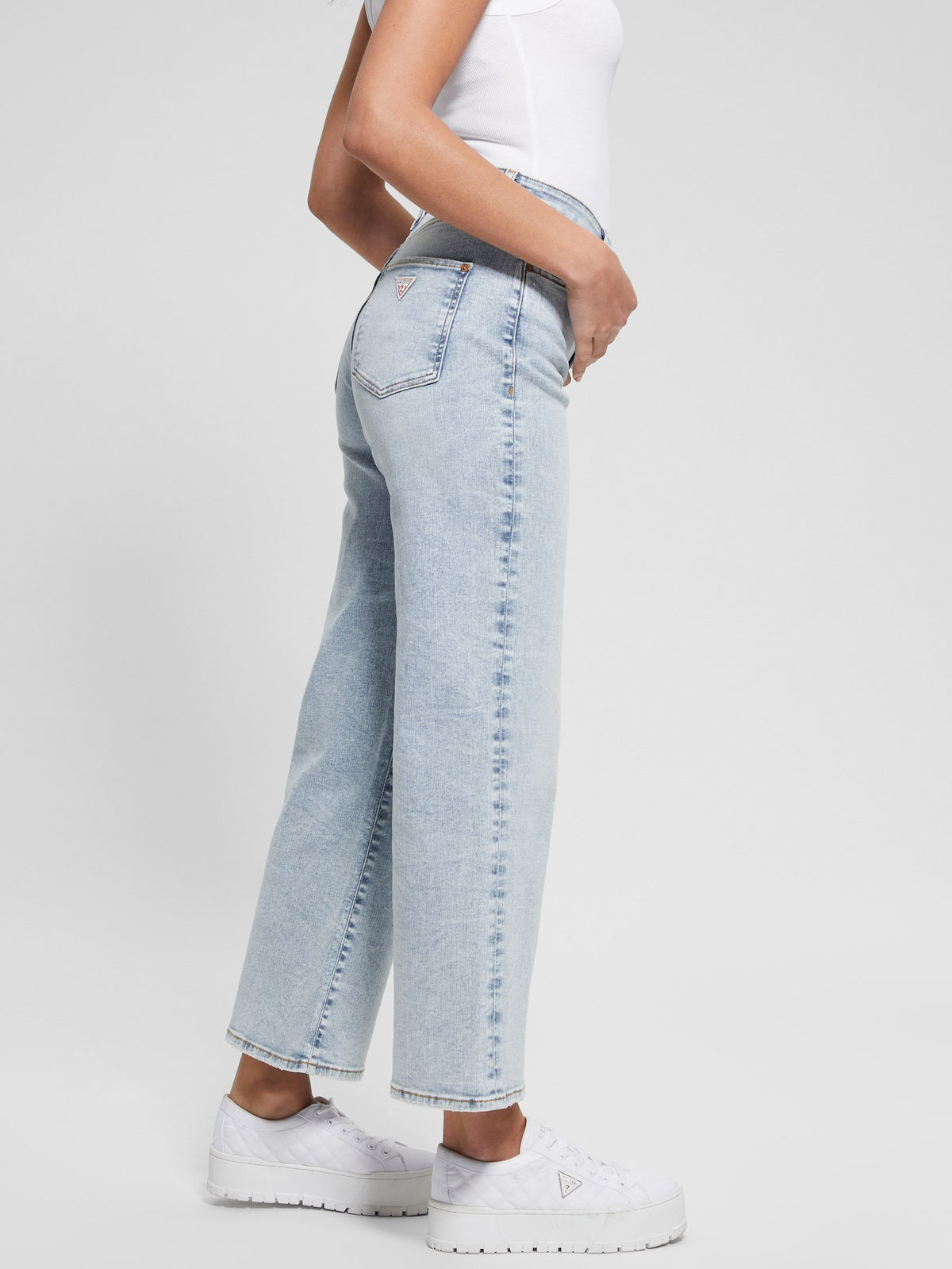 Ankle Wide-Leg Jeans