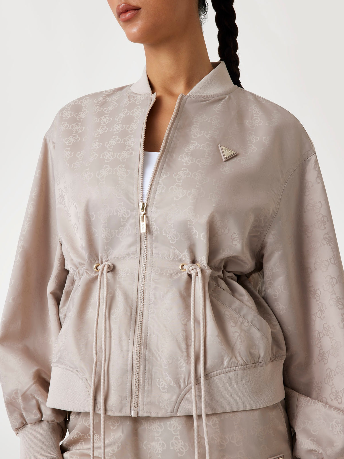 4G logo bomber jacket