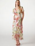 Floral print long dress