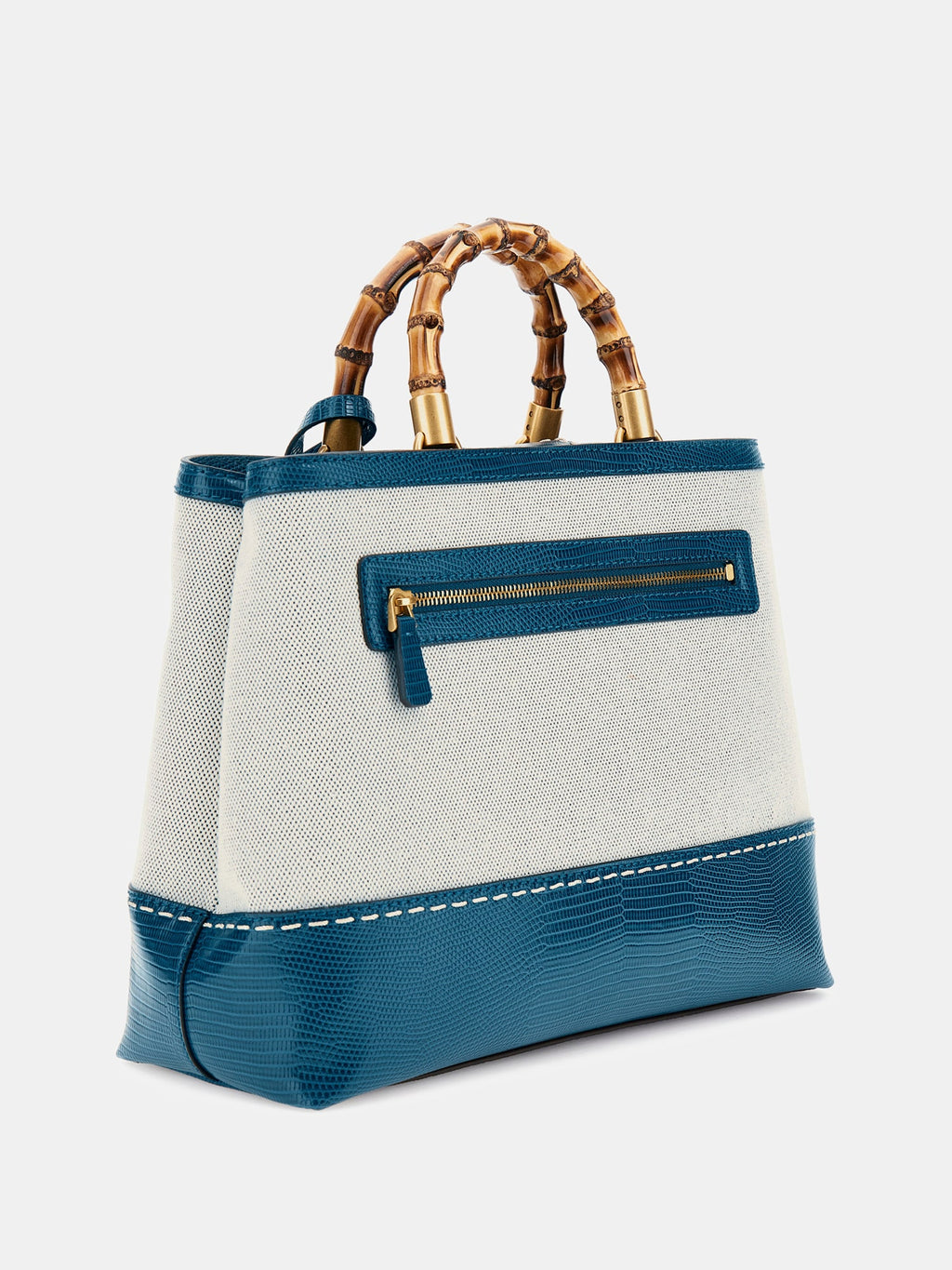 Zabry handbag with croc-print details
