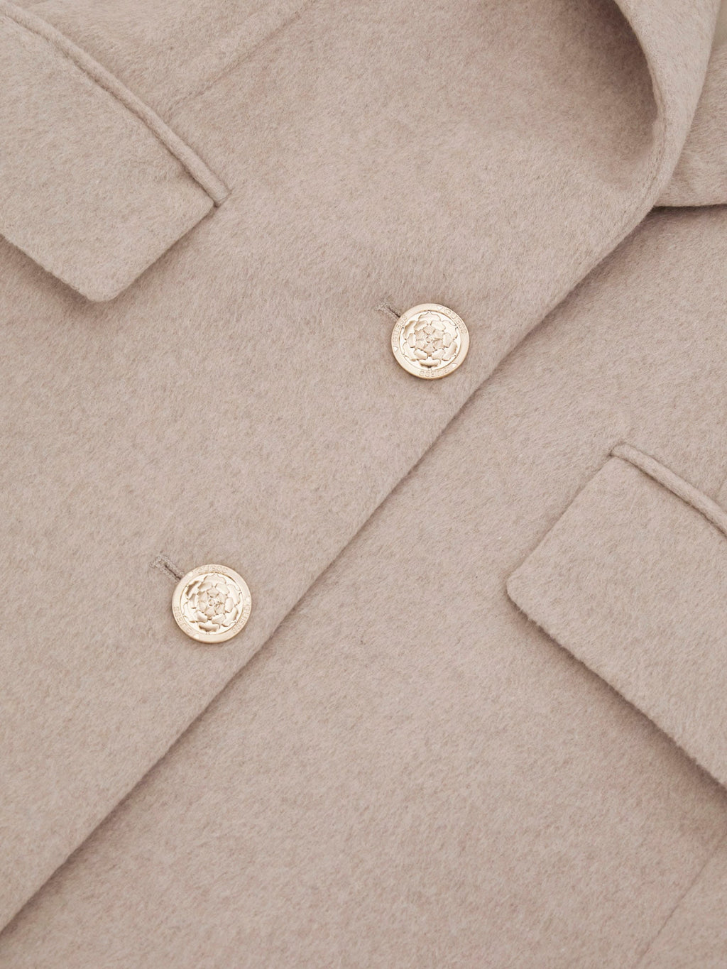 Wool blend coat