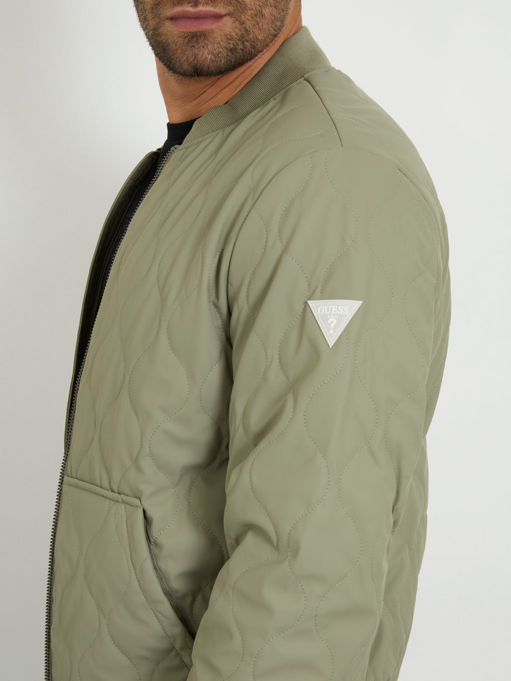 Quilted bomber