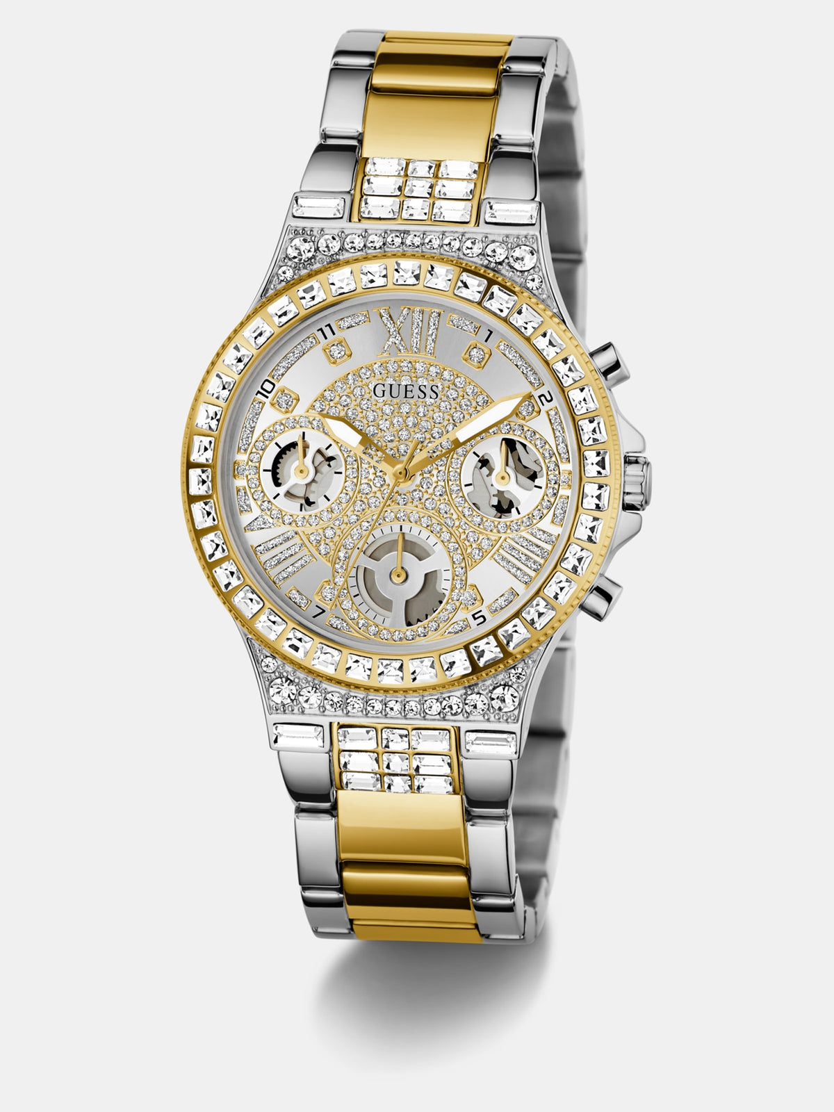 Multi-function crystal watch 36 mm