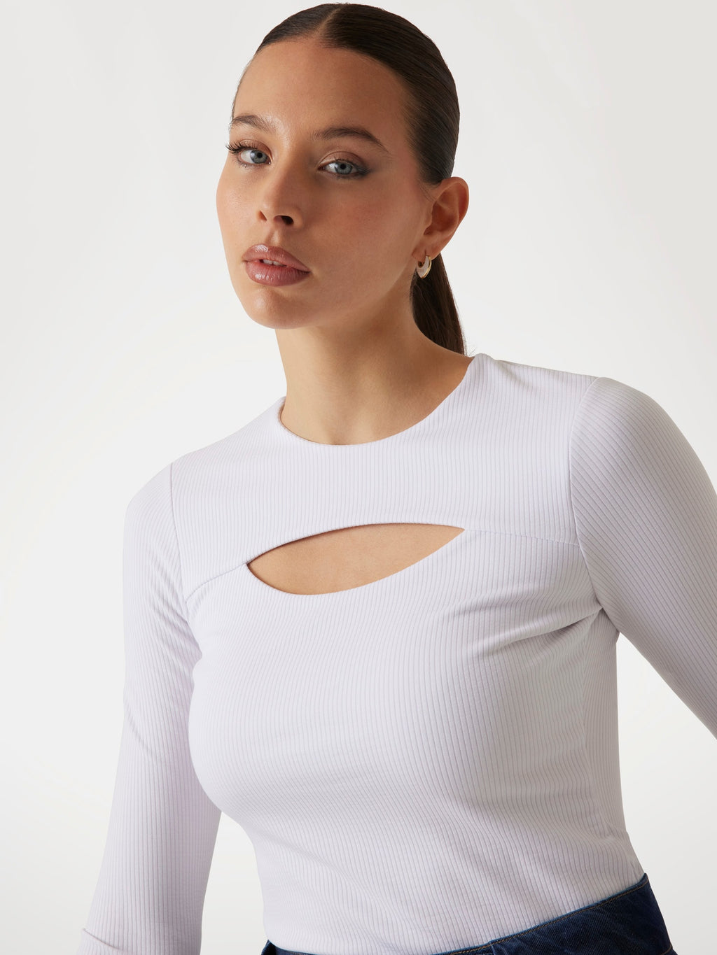 Cut-out stretch top