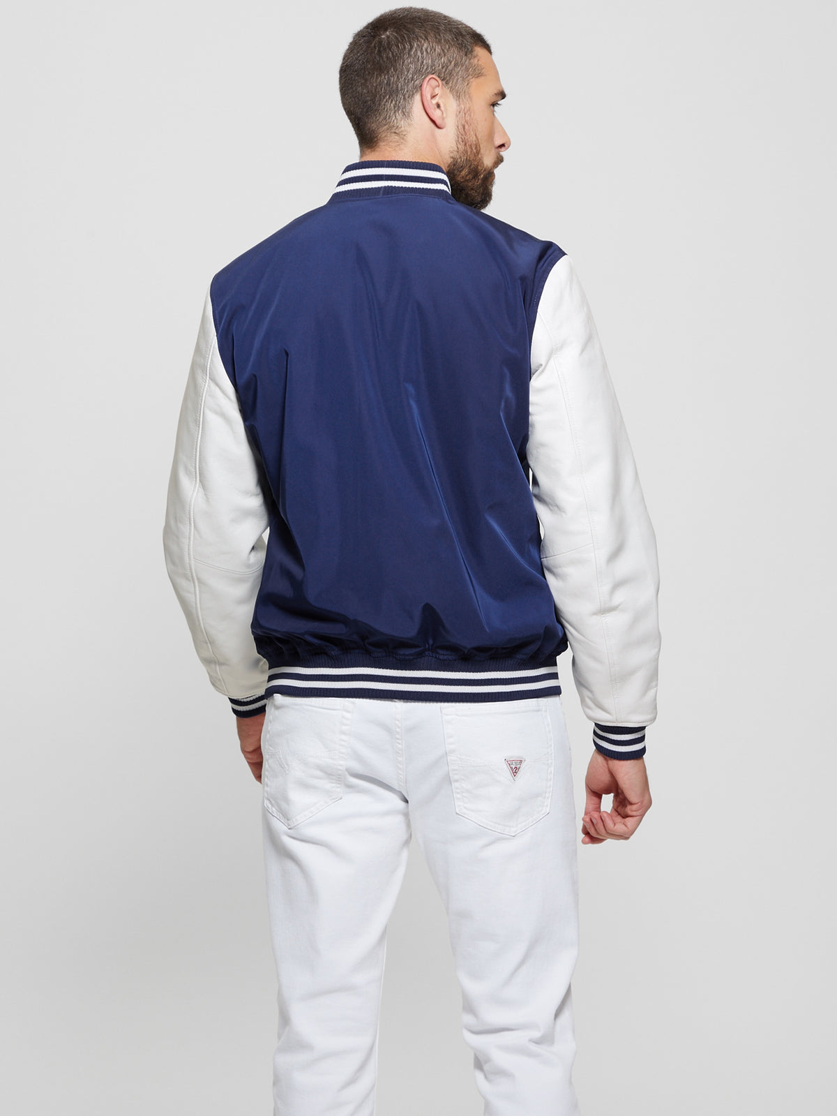 Color-Block Varsity Jacket