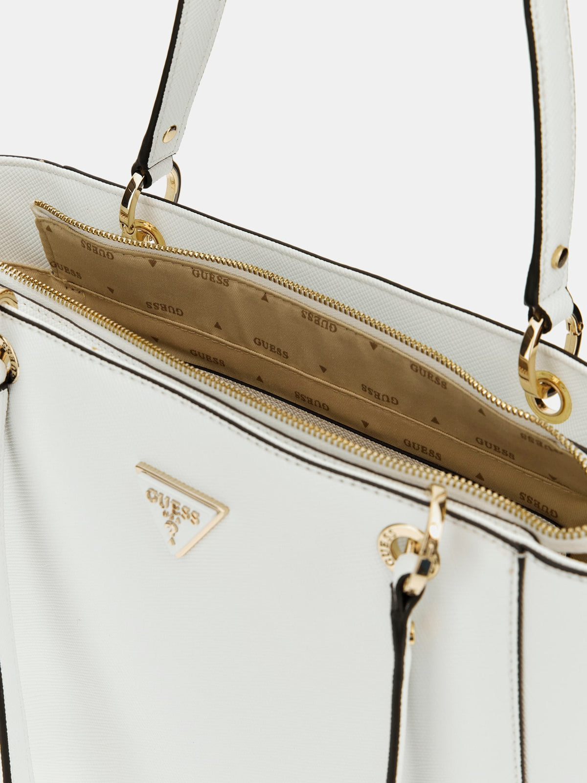 Noelle Saffiano leather shopper