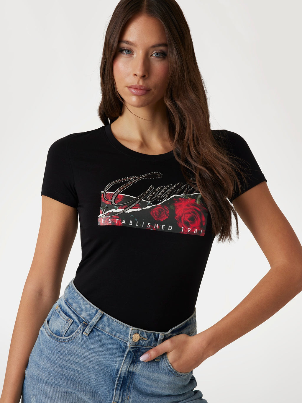 Floral print T-shirt