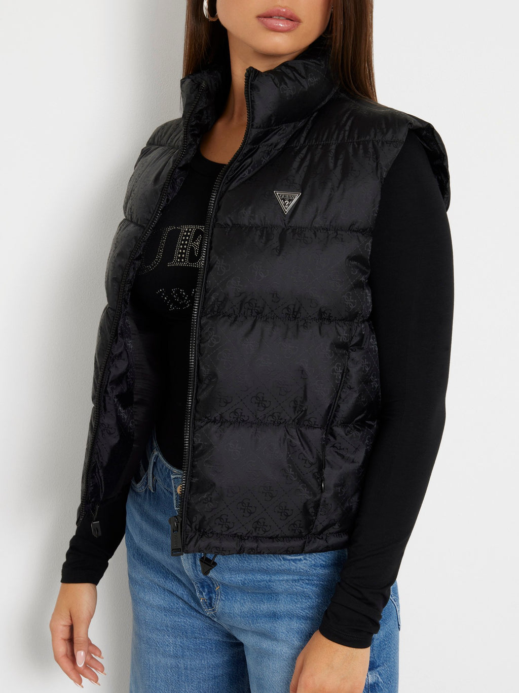 4g logo padded vest