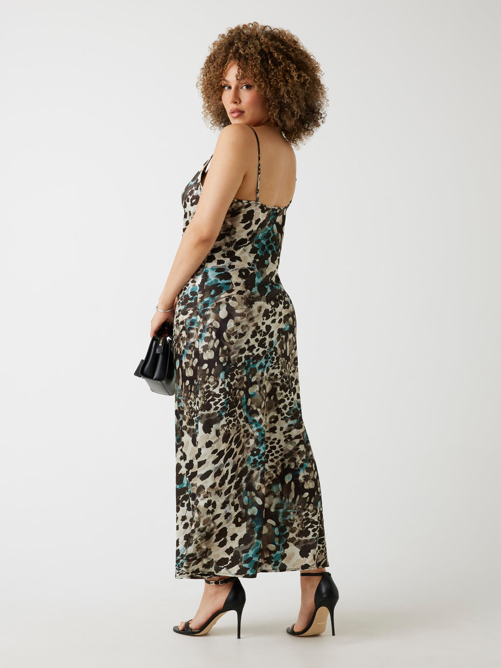 Satin midi dress